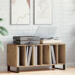 vidaXL Шкаф за грамофонни плочи Старо дърво 100 x 38 x 48 см (862905)