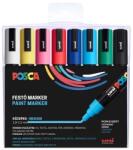 uni Dekormarker 1, 8-2, 5mm, Uni Posca PC-5M 8 db-os készlet (2UPC5M8DB) - irodaitermekek