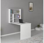 ASIR GROUP Munkaasztal polccal SEDIR 154, 2x90 cm fehér 550ARN1109 (AS0548)