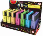 Keyroad Szövegkiemelő vágott hegyű, lapos test, 28 db/display, Keyroad Fluo neon színek (KR972171) - irodaitermekek