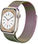 Crong Milano Steel - Rozsdamentes acél szíj Apple Watchhoz 38/40/41/42 mm irizáló (CRG-40MST-OPL)