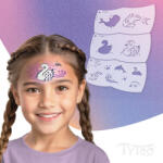 Tytoo Mosaic Arcfestő Sablon - delfin - hattyú - 3 db / csomag (TY50565) - platinashop