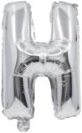 Procos Betű formájú fólia lufi ezüst színben - H betű 32cm (91257)