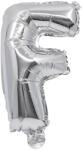 Procos Betű formájú fólia lufi ezüst színben - F betű 32cm (91255)