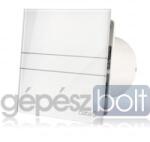 CATA E-100GT ventilátor üveg előlappal, utószellőztető funkcióval, fehér (E-100GT)