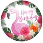 Procos Boldog születésnapot fólia lufi - Flamingós design 46cm (92413)