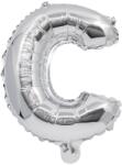 Procos Betű formájú fólia lufi ezüst színben - C betű 32cm (91252)