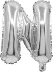 Procos Betű formájú fólia lufi ezüst színben - N betű 32cm (91263)