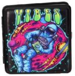Padonio Színes cigaretta tárca 20 cigaretta részére - Vibes felirattal (A-806114-6)