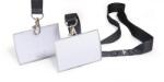 Durable Névkitűző nyakbaakasztóval 54x90mm Durable CLICK FOLD áttetsző (DB821719)