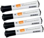 Nobo Táblamarker kúpos hegyű 2mm 10db Nobo Glide fekete (VN5264)