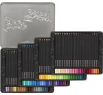 Faber-Castell Színes ceruza készlet 100db-os Faber-Castell háromszögletű, fekete test, 116490 Black Edition, fém dobozban