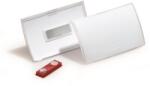 Durable Névkitűző mágneses 54x90mm Durable CLICK FOLD áttetsző (DB821519)