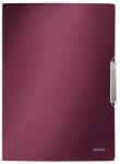 Leitz Mapa plastic A4 cu elastic grena Leitz Style (ESS39770028) - dacris