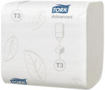 Tork toalettpapír T3, hajtogatott Advanced Folded 2 rétegű, 19X11cm lapméret, 252lap/csg, 36csg/karton (114277)