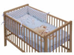  Baby Shop 3 részes ágynemű garnitúra - kék " Mika" maci