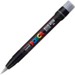 uni Marker UNI Posca Brush PCF-350, varf pensula, 1.0-10.0mm, argintiu