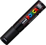 uni Marker UNI Posca PC-8K, varf tesit, 8.0mm, negru