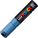 uni Marker UNI Posca PC-8K, varf tesit, 8.0mm, gri albastrui