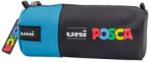 POSCA Penar neechipat Posca cilindric, 1 fermoar, negru cu turcoaz, 44989 Penar