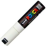 uni Marker UNI Posca PC-8K, varf tesit, 8.0mm, alb
