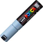 uni Marker UNI Posca PC-8K, varf tesit, 8.0mm, gri