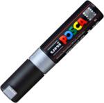 uni Marker UNI Posca PC-8K, varf tesit, 8.0mm, argintiu