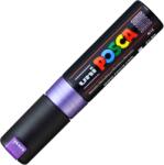 uni Marker UNI Posca PC-8K, varf tesit, 8.0mm, violet metalizat