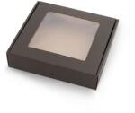  Cutie cu capac transparent, 200x200x50mm, negru, 10 bucati (P2279)