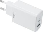 Maxlife Incarcator Retea MaXlife MXTC-10-20AC, 20W, 3A, 1 x USB-A - 1 x USB-C, Alb