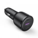 UGREEN Incarcator Auto UGREEN CD239, 69W, 3.25A, 1 x USB-A - 2 x USB-C, Negru