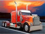 NORIMPEX - Puzzle Pictura cu diamant: Camion roșu cu flăcări 30x40 cm - 1 - 39 piese