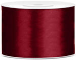 PartyDeco Panglică din satin - burgundy 50 mm / 25 m