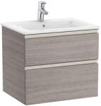 Roca Set mobilier baie (masca si lavoar) Roca The Gap 60x46xH54 cm, stejar inchis (city oak) (a851476402)