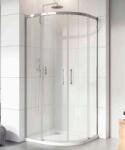 Radaway Cabina dus semirotunda asimetrica cu usi glisante Radaway Idea PDD 80x100 cm (387139-01-01/387152-01-01)