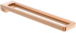 Roca Tempo Suport prosop baie tip bara dubla 42 cm, auriu lucios (rose gold) (A817031RG0)
