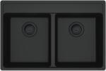 Franke Maris MRG 620-35-35 TL Chiuveta bucatarie granit 76x51 cm, negru mat (114.0661.674) Chiuveta