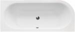 Besco Cada baie semirotunda asimetrica Besco Avita Slim acril 170x75 cm, varianta dreapta (wav-170-nps)