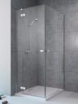 Radaway Cabina dus dreptunghiulara cu usi batante Radaway Fuenta Chrome KDD 100x90 cm (1384062-01-01L/1384060-01-01R)