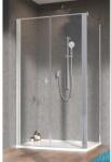 Radaway Cabina dus dreptunghiulara cu 2 usi batante si perete fix Radaway Nes 8 DWD+S 80x70 cm, , sticla securizata 8 mm (10081180-01-01/10080070-01-01)