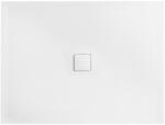 Besco Cadita dus dreptunghiulara compozit Besco Nox Ultraslim 100x80 cm, alb (BMN100-80-BB)
