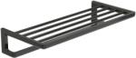 Roca Tempo Raft (etajera) prosop baie, negru lucios (titanium black) (A817032CN0)