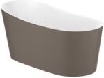Roca Cada freestanding ovala Roca Maui compozit 150x70 cm, alb/maro (A2484990C0)