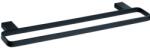 Bemeta Nero Suport prosop baie tip bara dubla 50 cm, negru (135004080)