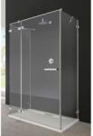 Radaway Cabina dus dreptunghiulara cu usa batanta si 2 pereti Radaway Euphoria KDJ+S 80x90x90 cm (Euphoria-KDJS-80Lx90x90)