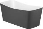 Roca Cada freestanding dreptunghiulara Roca Maui compozit 155x70 cm, alb/negru (A2485020X0)