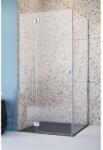 Radaway Cabina dus dreptunghiulara cu usa batanta si perete fix Radaway Torrenta KDJ 110x70 cm (133211-01-01L/1330070-01-01)