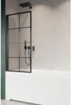 Radaway Nes Black PNJ I Factory Paravan cada batant 100 cm, profil negru (10011100-54-55L)
