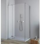 Radaway Cabina dus dreptunghiulara cu usa batanta 90 cm si perete lateral 120 cm Radaway Fuenta Chrome KDJ (1384044-01-01L/1384054-01-01)