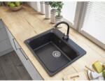 Casa Blanca CasaBlanca Fontaine Chiuveta bucatarie granit 62x52 cm, negru (FONTAINE NEGRU) Chiuveta